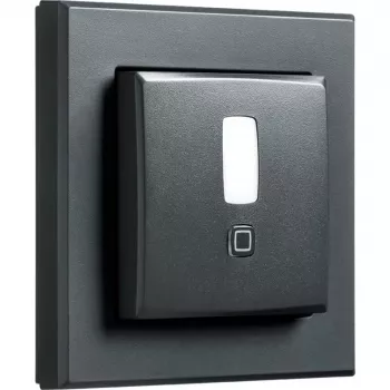 Detetor de movimento HomeMatic IP HmIP-SMI55-A antracite – montagem em parede/teto, 55 moldura