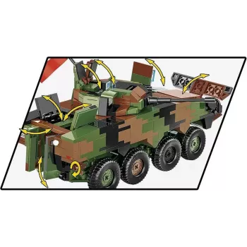 Kit de construção Cobi Armed Forces KTO Rosomak 2-in-1 (COBI-2629)