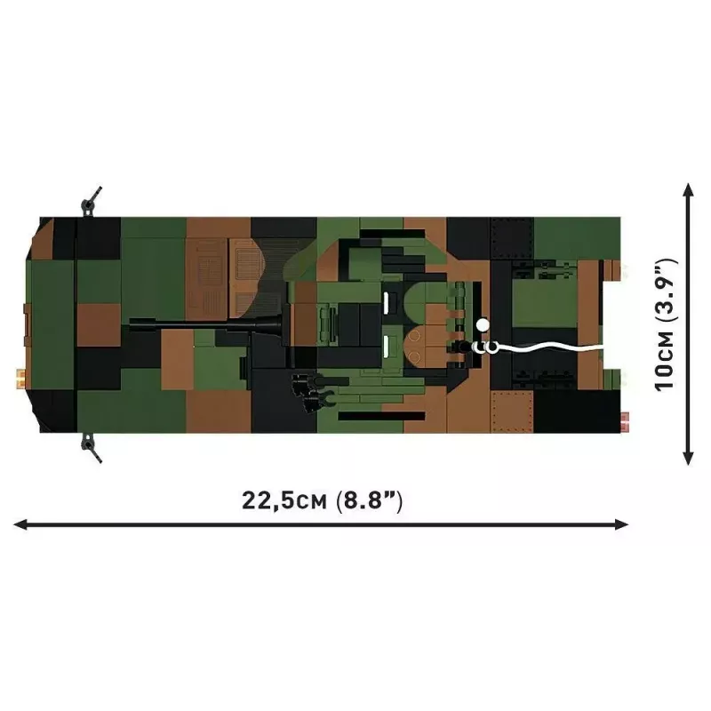 Kit de construção Cobi Armed Forces KTO Rosomak 2-in-1 (COBI-2629)