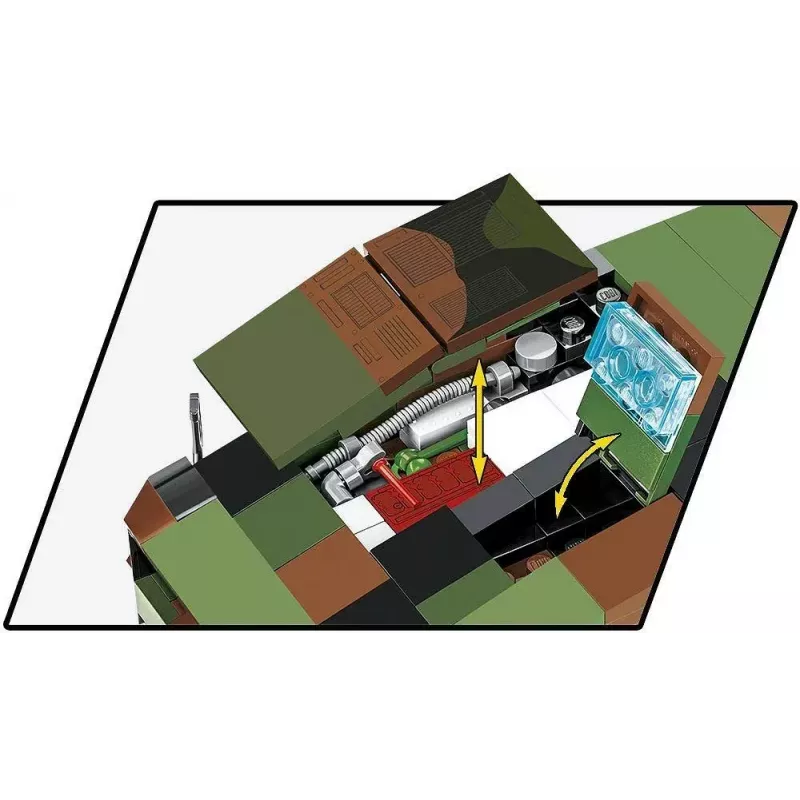 Kit de construção Cobi Armed Forces KTO Rosomak 2-in-1 (COBI-2629)