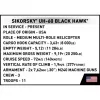 Conjunto de construção Cobi Sikorsky UH-60 Black Hawk 928 blocos, modelo COBI-5906