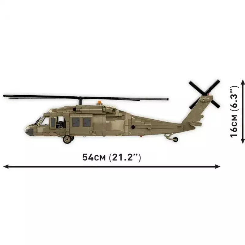 Conjunto de construção Cobi Sikorsky UH-60 Black Hawk 928 blocos, modelo COBI-5906