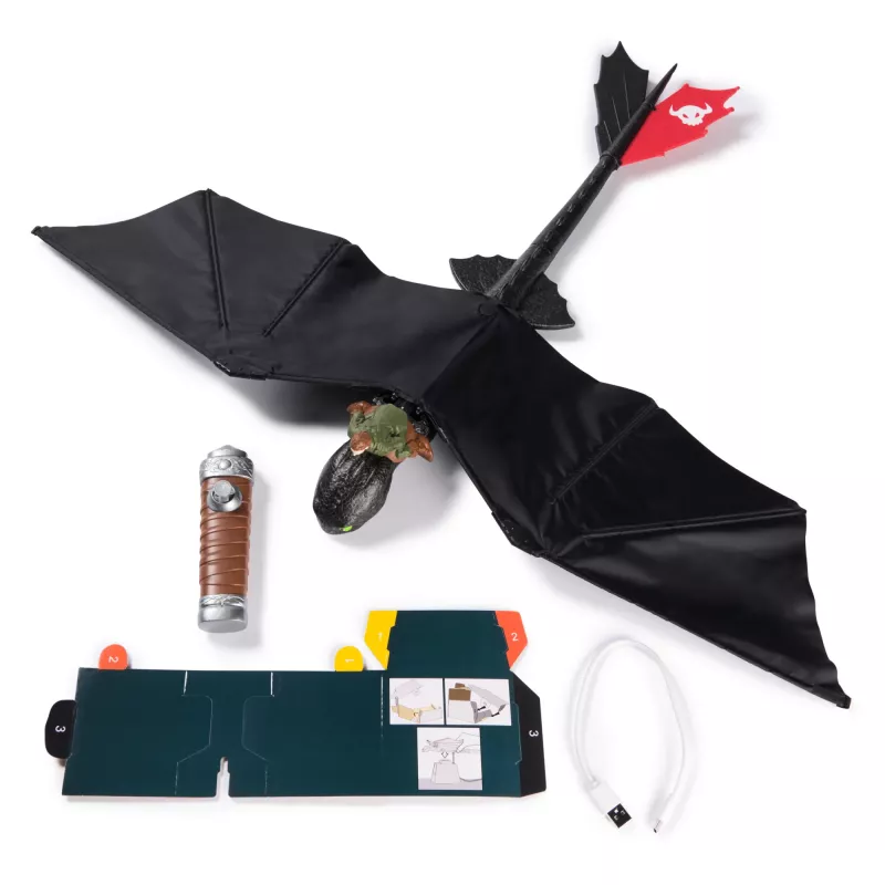 Dragão voador radiocontrolado Toothless da Spin Master – brinquedo RC, Como Treinares o Teu Dragão
