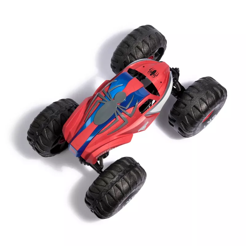 Monster Jam Marvel Mega Spider-Man monstro truck RC, todo-o-terreno, mais de 60 cm de comprimento, escala 1:6, brinquedo de super-herói para rapazes e raparigas a partir de 4 anos