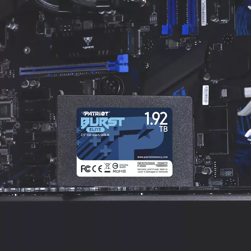 Disco SSD Patriot Burst Elite 1.92TB 2,5 polegadas SATA 3.0 PBE192TS25SSDR