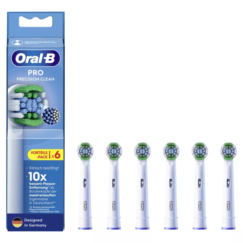 Escovas de encaixe Braun Oral-B Pro Precision Clean pack de 6