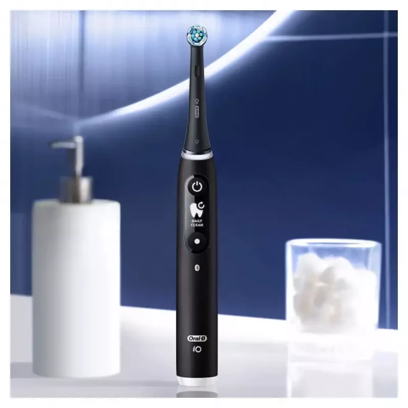 Escova de dentes vibratória Oral-B iO Duo para adultos preto, rosé