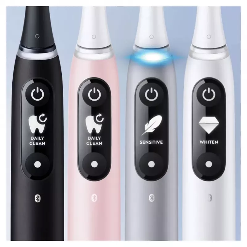 Escova de dentes vibratória Oral-B iO Duo para adultos preto, rosé