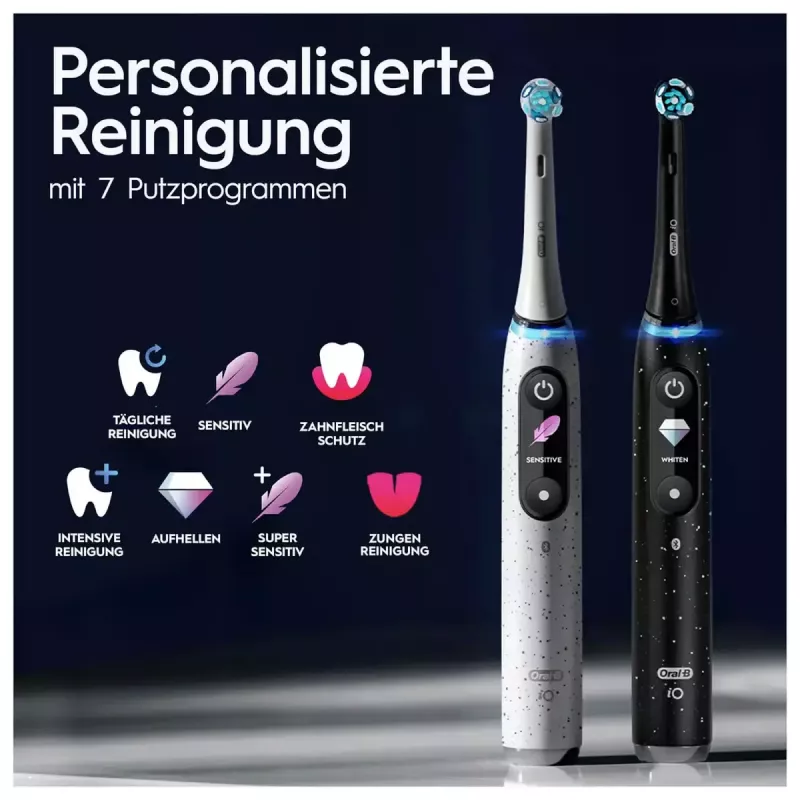 Escova de dentes rotativa Oral-B iO iO10 para adultos preto