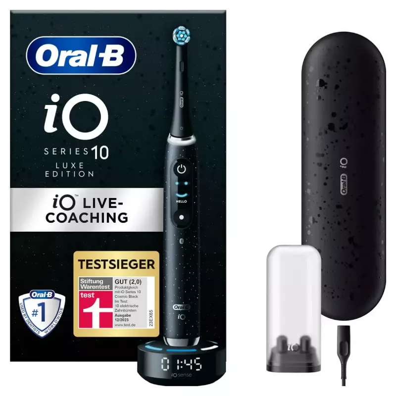 Escova de dentes rotativa Oral-B iO iO10 para adultos preto