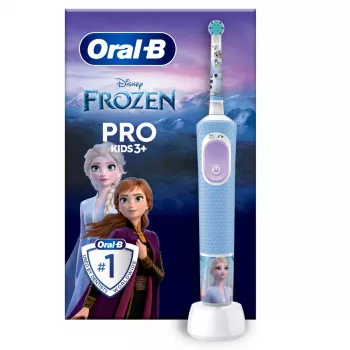 Escova de dentes elétrica Oral-B Kids para criança escova de dentes rotativa multicolor