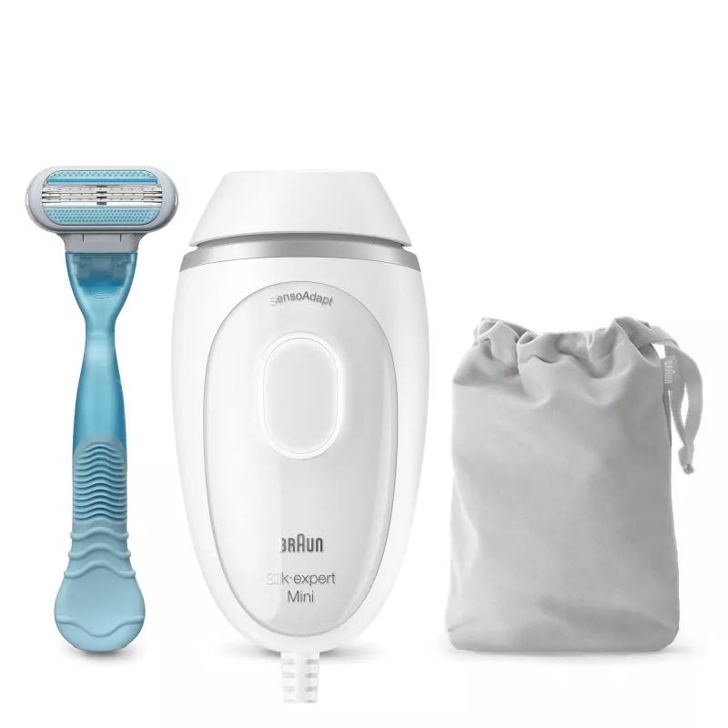 Depiladora Braun Silk-expert Mini PL1124 Intense pulsed light IPL branco