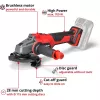 Rebarbadora angular com bateria EINHELL AXXIO 18/115 — 18 V, disco 115 mm, caixa (sem bateria/carregador)