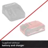 Rebarbadora angular com bateria EINHELL AXXIO 18/115 — 18 V, disco 115 mm, caixa (sem bateria/carregador)