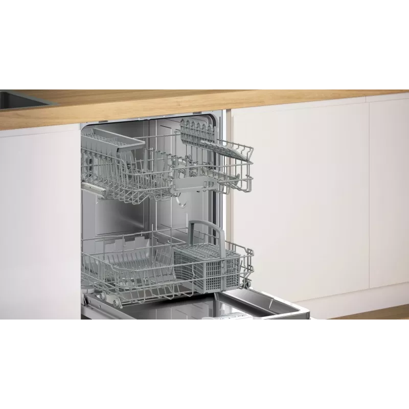 Máquina de lavar louça Bosch Serie 2 SMV2HTX08E totalmente integrada 13 conjuntos de louça C