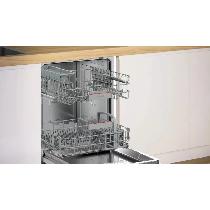 Máquina de lavar louça Bosch Serie 4 SBV4HTX14E totalmente integrada 13 conjuntos de louça
