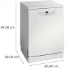 Máquina de lavar loiça Bosch Serie 2 SMS2HTW08E de instalação livre 13 serviços
