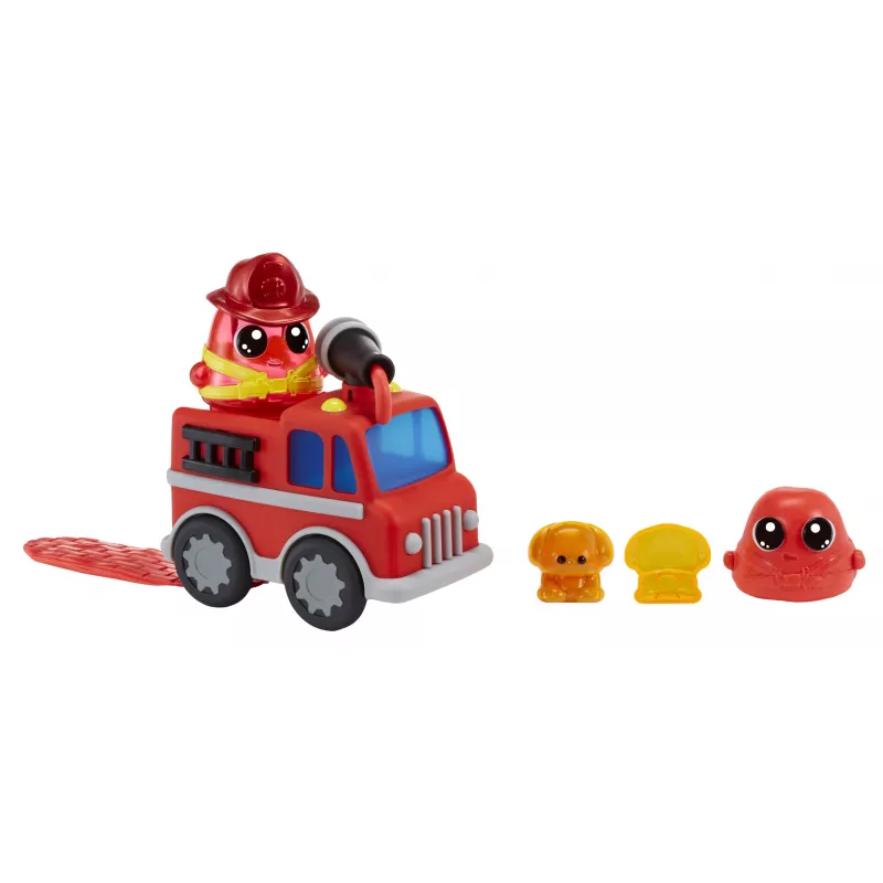 MGA Entertainment DohKins 123064-EUC camião de bombeiros e bombeiro, conjunto de brincar com massa de modelar, a partir dos 3 anos