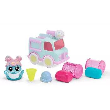 MGA Entertainment DohKins carrinha de gelados e padeiro, conjunto de plasticina, multicolor, criança, rapaz/rapariga, 3 anos, 99 anos