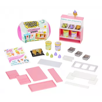 Miniverse Spaces pack de mobiliário em PDQ, café, 8 anos, multicolor, plástico
