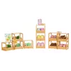 Miniverse Spaces pack de mobiliário em PDQ, café, 8 anos, multicolor, plástico