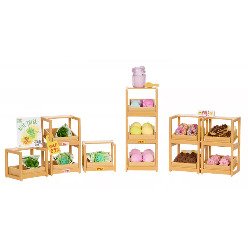Miniverse Spaces pack de mobiliário em PDQ, café, 8 anos, multicolor, plástico