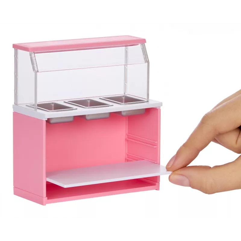 Miniverse Spaces pack de mobiliário em PDQ, café, 8 anos, multicolor, plástico