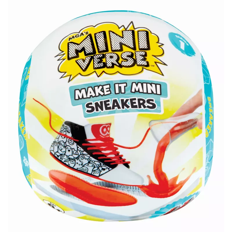 Miniverse Make It Mini Sneakers em PDQ, 8 anos, multicolor, plástico