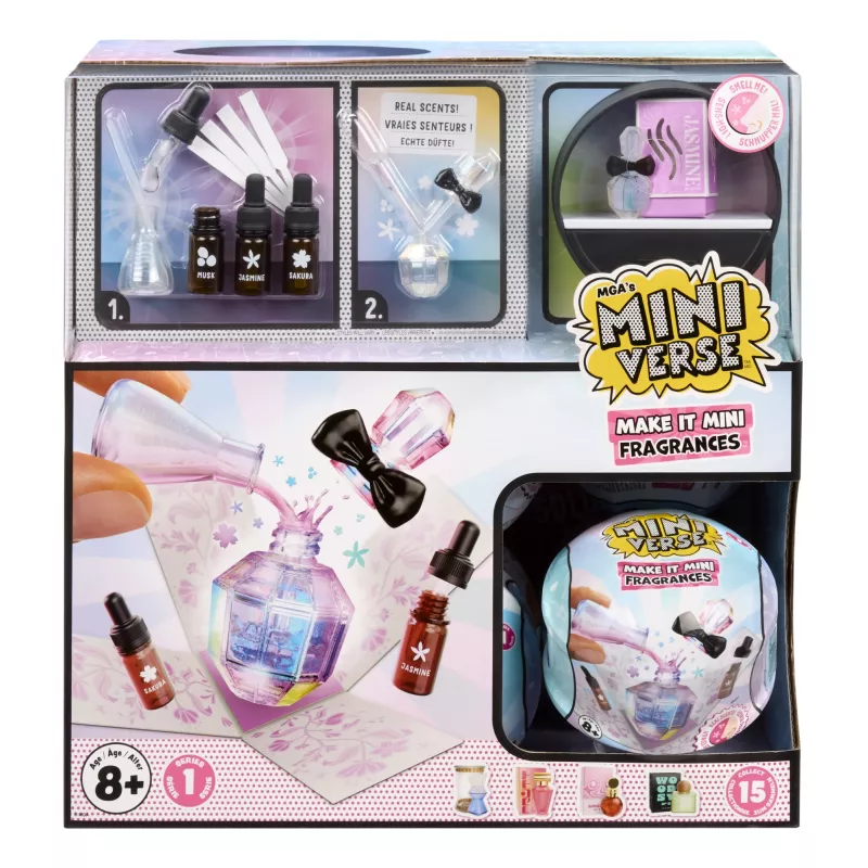 Miniverse Make It Mini Fragrances em PDQ, conjunto de criação de perfumes para crianças, 8 ano(s), multicolor