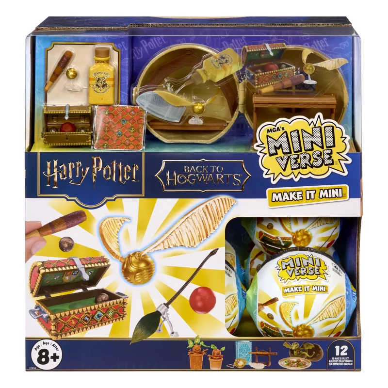 Miniverse Make It Mini Harry Potter Back to Hogwarts em PDQ, 8 anos, Harry Potter, multicolor, plástico