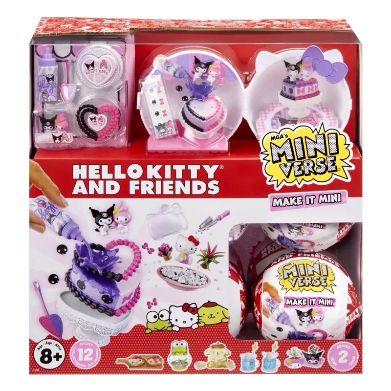 Miniverse Make It Mini SANRIO Series 2 Asst em PDQ, 8 ano(s), multicolor, plástico