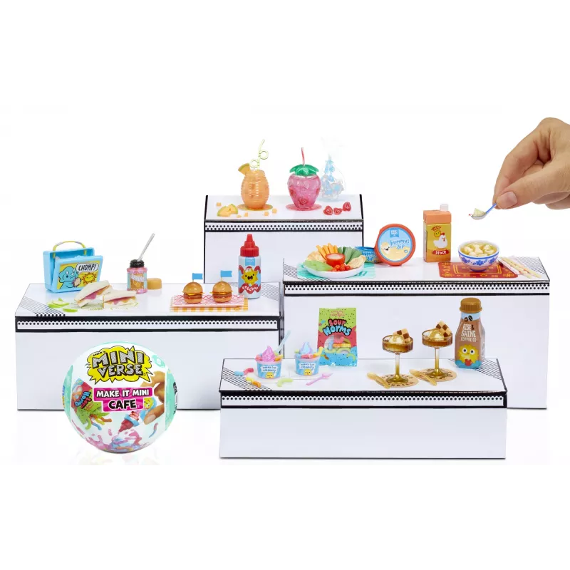 Miniverse Make It Mini Foods: Café em PDQ Série 5 (Wave A), 8 anos, multicolor, plástico