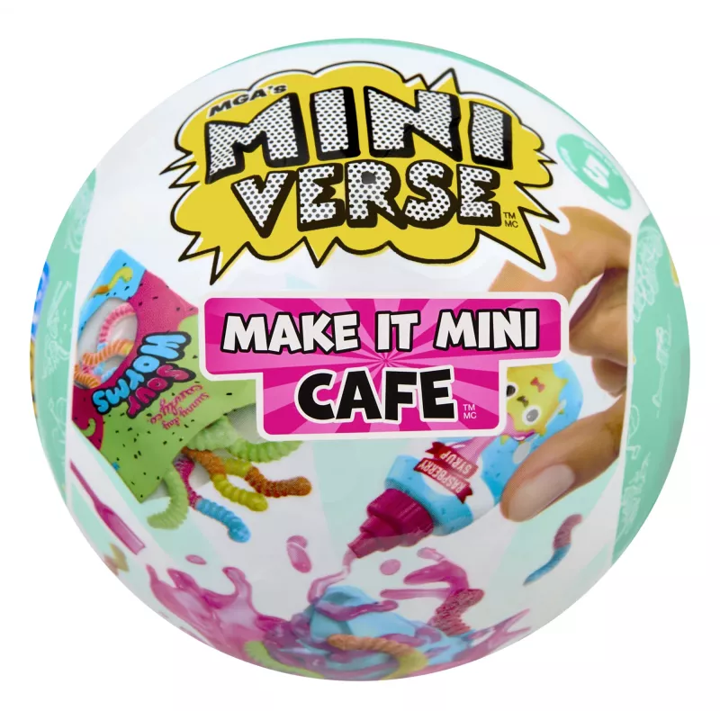 Miniverse Make It Mini Foods: Café em PDQ Série 5 (Wave A), 8 anos, multicolor, plástico