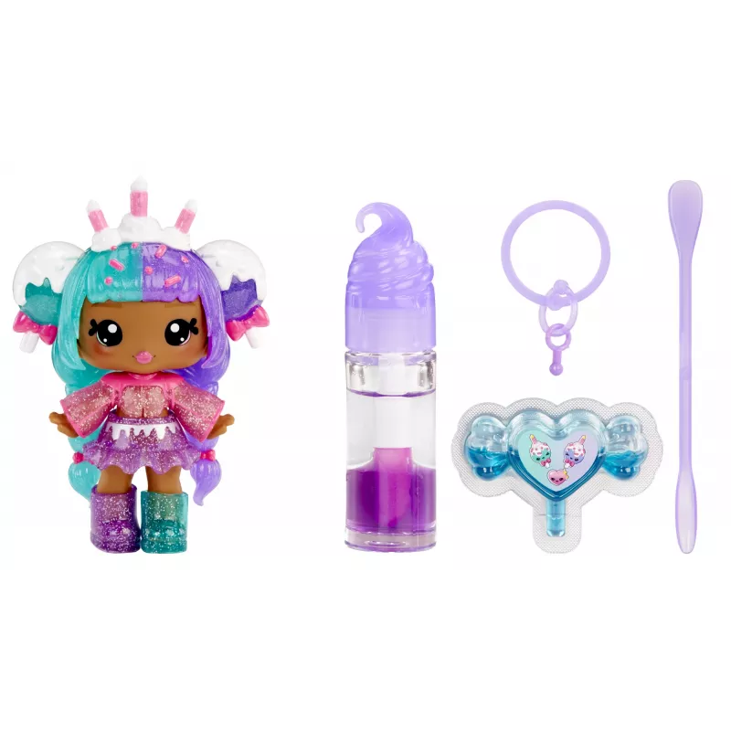 MGA Entertainment boneca mistério com brilho labial Yummiland - Carly Cakepop