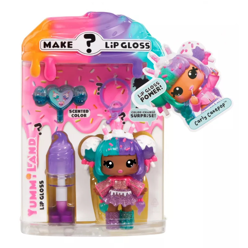 MGA Entertainment boneca mistério com brilho labial Yummiland - Carly Cakepop