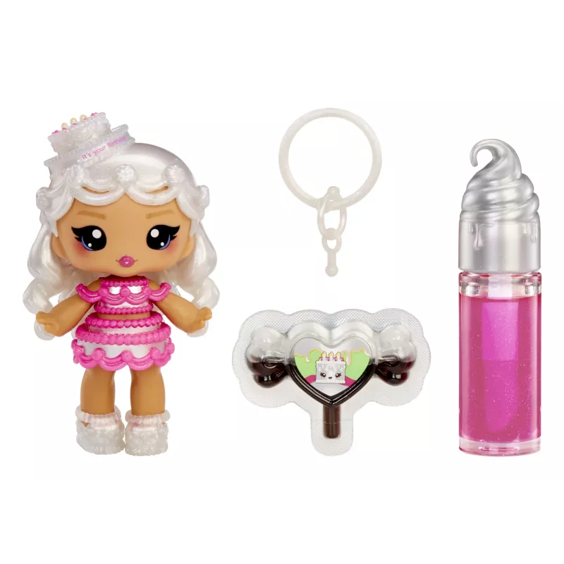 MGA Entertainment boneca com brilho labial Yummiland Sour Sweeties - Misty Cakes