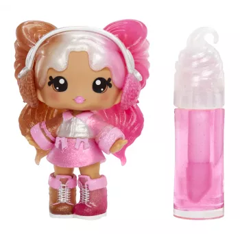 MGA Entertainment boneca com brilho labial Yummiland Série 2 – Mystery Chase 2 (Neopolitan/Avery Ice Cream)