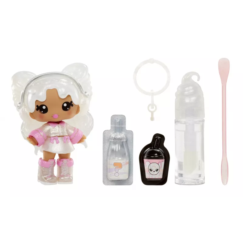 MGA Entertainment boneca com brilho labial Yummiland Série 2 – Mystery Chase 2 (Neopolitan/Avery Ice Cream)
