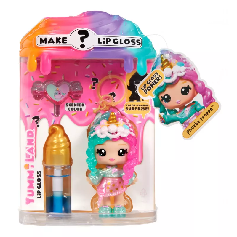 MGA Entertainment boneca mistério com brilho labial Yummiland - Phoebe Frappe
