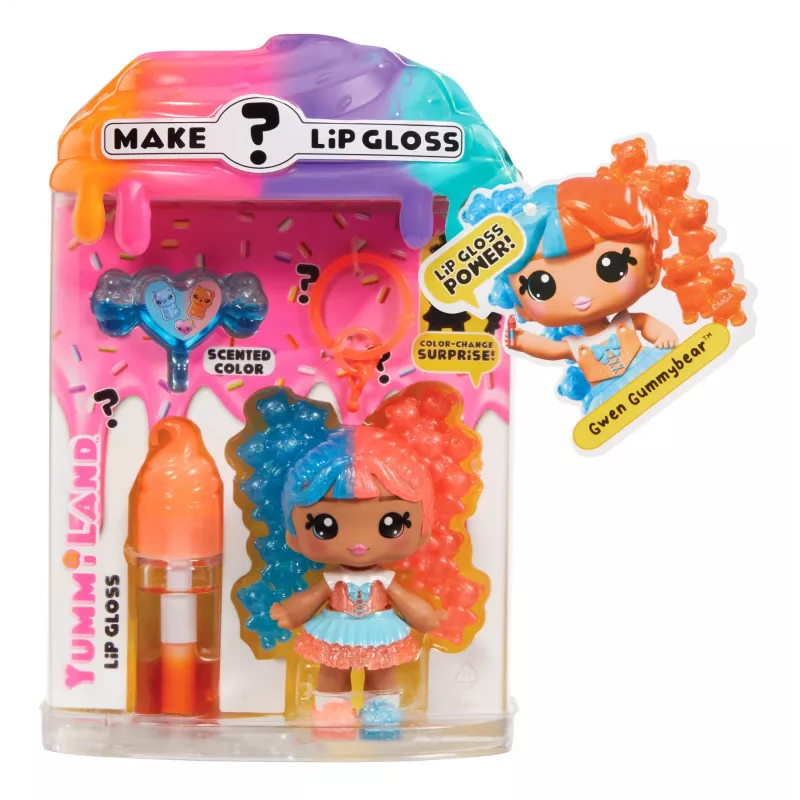 MGA Entertainment boneca mistério com brilho labial Yummiland - Gwen Gummybear