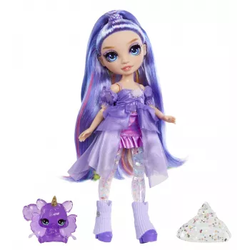 Rainbow High Rainbow Shimmers com slime boneca de moda - Violet (roxo)