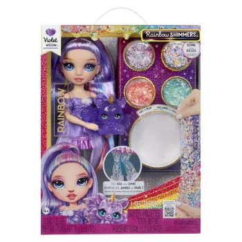 Rainbow High Rainbow Shimmers com slime boneca de moda - Violet (roxo)