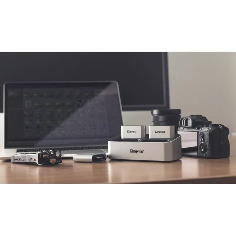 Kingston Technology USB3.2 Gen1 Workflow Dual-Slot SDHC/SDXC UHS-II leitor de cartões