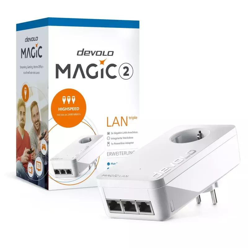 Adaptador Ethernet-LAN Devolo Magic 2 LAN triple