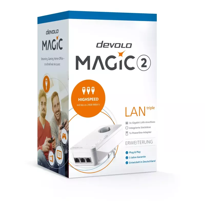 Adaptador Ethernet-LAN Devolo Magic 2 LAN triple