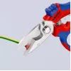 Knipex 95 05 20 SB alicate aço inoxidável punho de plástico azul vermelho