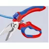Knipex 95 05 20 SB alicate aço inoxidável punho de plástico azul vermelho