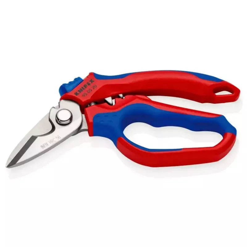 Knipex 95 05 20 SB alicate aço inoxidável punho de plástico azul vermelho