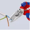Knipex 95 05 20 SB alicate aço inoxidável punho de plástico azul vermelho