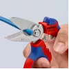 Knipex 95 05 20 SB alicate aço inoxidável punho de plástico azul vermelho